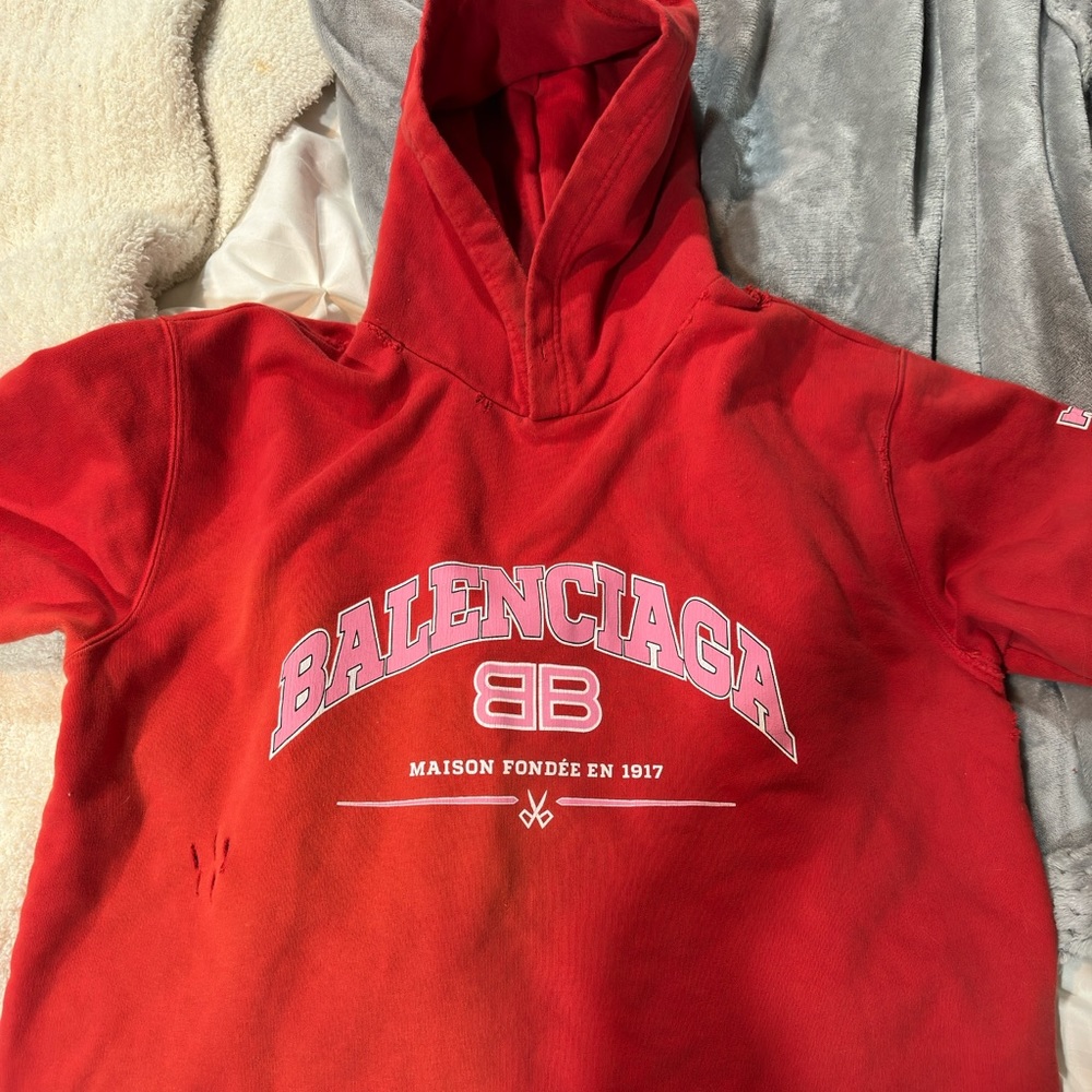 Balenciaga Distressed Hoodie